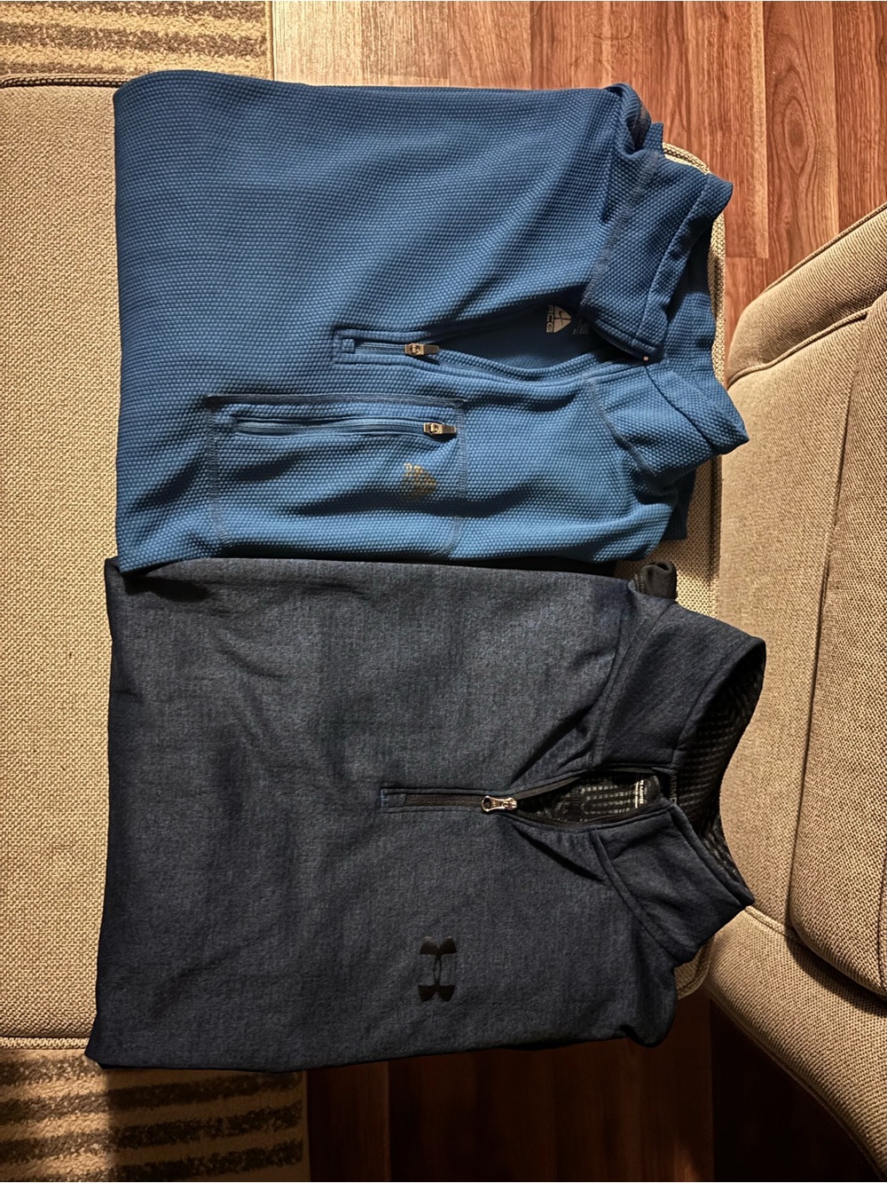 Under Armour Men's Blue Quarter-Zip Sweater